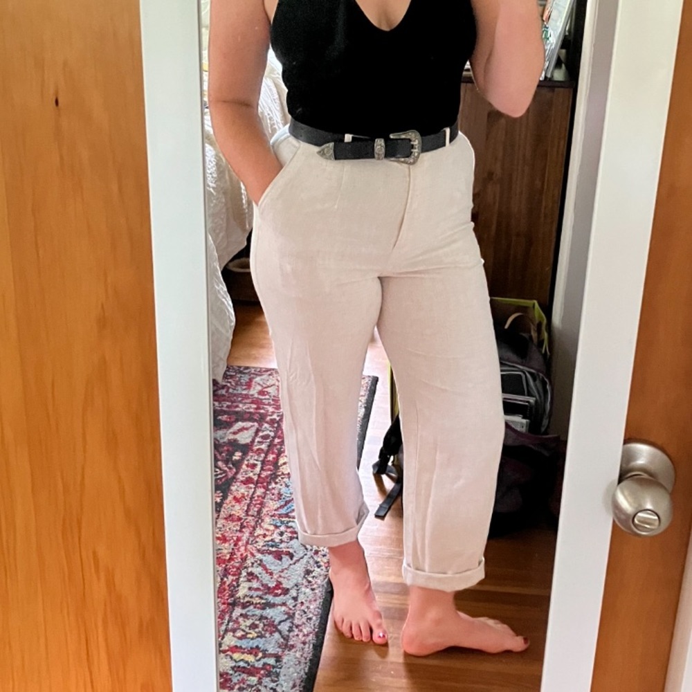 Vintage Linen Trousers